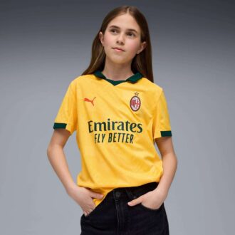 Camiseta de fútbol para niños grandes réplica de la tercera equipación del AC Milan 25/26