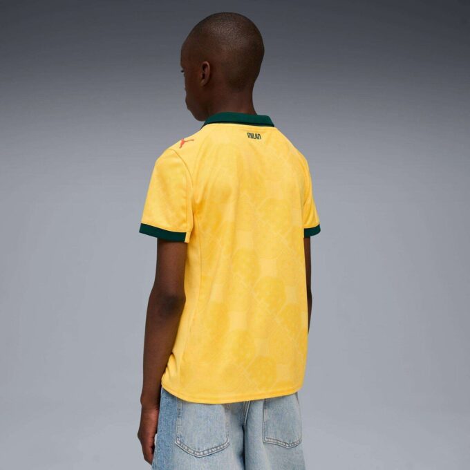 Camiseta de fútbol para niños grandes réplica de la tercera equipación del AC Milan 25/26 Camiseta de fútbol para niños grandes réplica de la tercera equipación del AC Milan 25/26