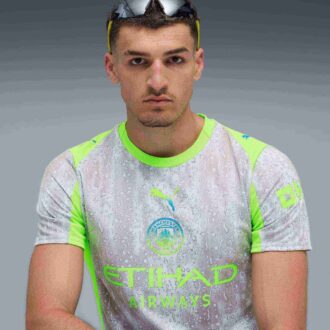 Camiseta de fútbol réplica de la tercera equipación del Manchester City 25/26 para hombre