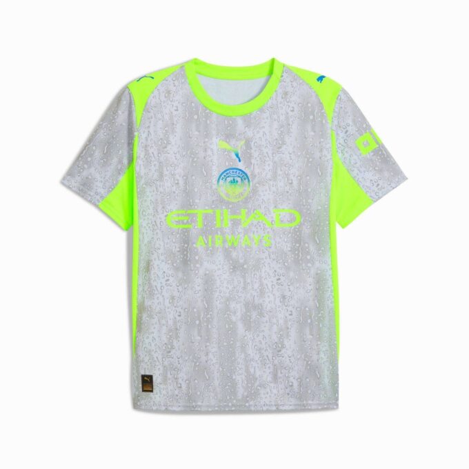 Camiseta de fútbol réplica de la tercera equipación del Manchester City 25/26 para hombre Camiseta de fútbol réplica de la tercera equipación del Manchester City 25/26 para hombre