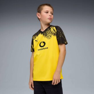 Camiseta de fútbol réplica del Borussia Dortmund para niños de la temporada 25/26