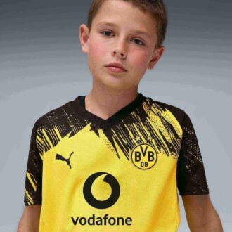 Camiseta de fútbol réplica del Borussia Dortmund para niños de la temporada 25/26
