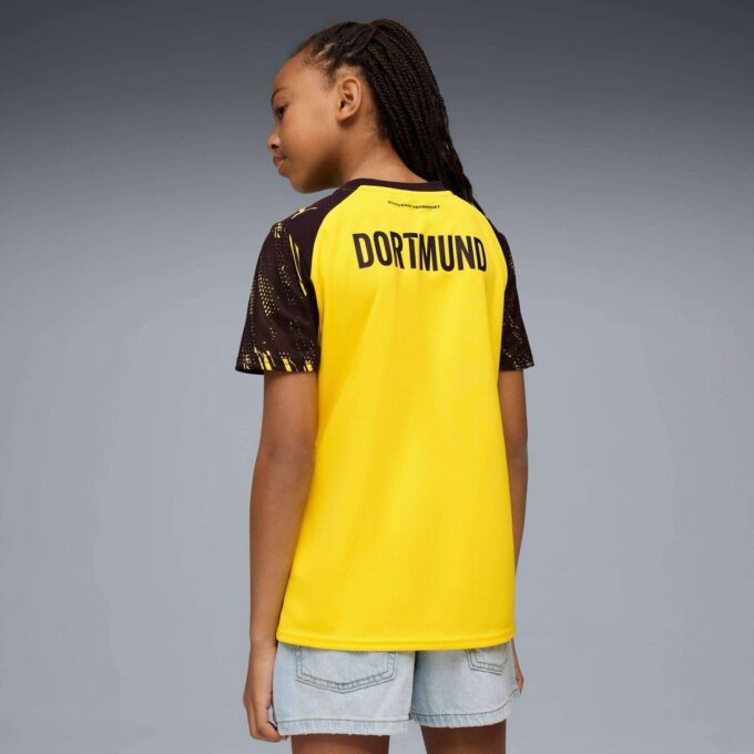 Camiseta de fútbol réplica del Borussia Dortmund para niños de la temporada 25/26 Camiseta de fútbol réplica del Borussia Dortmund para niños de la temporada 25/26