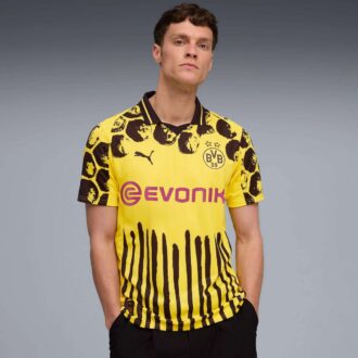 Camiseta de fútbol réplica del Borussia Dortmund PUMA x KIDSUPER para hombre