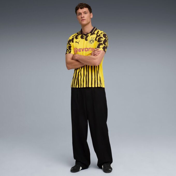 Camiseta de fútbol réplica del Borussia Dortmund PUMA x KIDSUPER para hombre Camiseta de fútbol réplica del Borussia Dortmund PUMA x KIDSUPER para hombre
