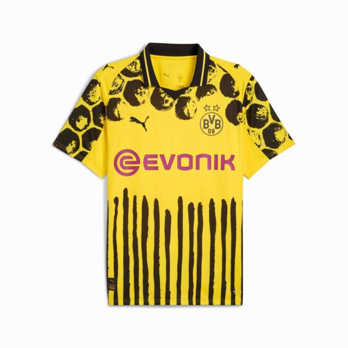 Camiseta de fútbol réplica del Borussia Dortmund PUMA x KIDSUPER para hombre Camiseta de fútbol réplica del Borussia Dortmund PUMA x KIDSUPER para hombre