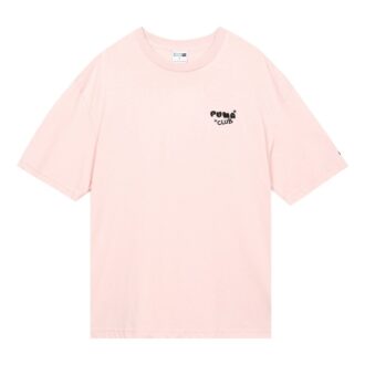 Camiseta de manga corta Club Oversize para hombre, color rosa deportivo