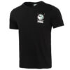Camiseta de manga corta con estampado fotográfico de grafiti “Negro, azul y rojo”