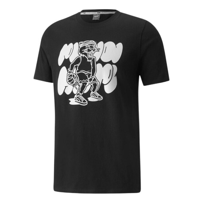 Camiseta de manga corta de baloncesto Qualifier “Negro y blanco”