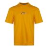 Camiseta de manga corta estampada para hombre dorada
