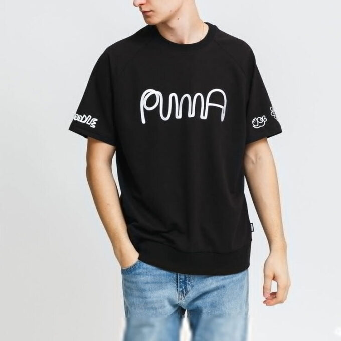 Camiseta de manga corta PUMA x Mr.Doodle “Negro y blanco”