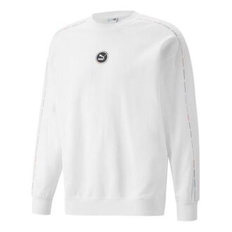 Camiseta de manga larga con logo pequeño “Blanca”