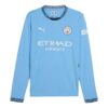 Camiseta de manga larga local del Manchester City 24/25 “Azul y blanco”
