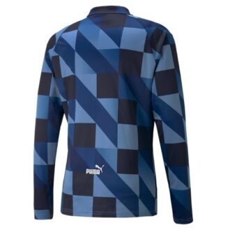 Camiseta de manga larga prepartido del Manchester City FC “Azul Marino”
