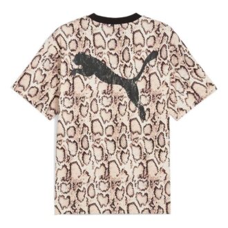 Camiseta de piel de serpiente PUMA x A$AP ROCKY “Marfil escarchado AOP”