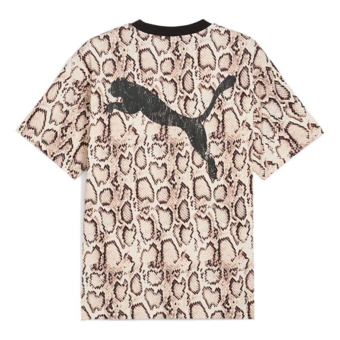 Camiseta de piel de serpiente PUMA x A$AP ROCKY “Marfil escarchado AOP”