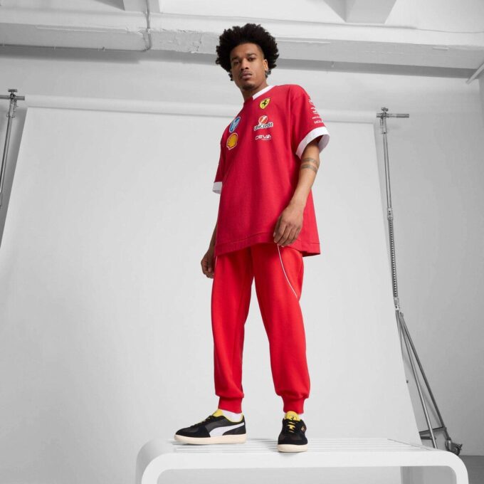 Camiseta de piloto para hombre réplica de la Scuderia Ferrari 2025 Camiseta de piloto para hombre réplica de la Scuderia Ferrari 2025