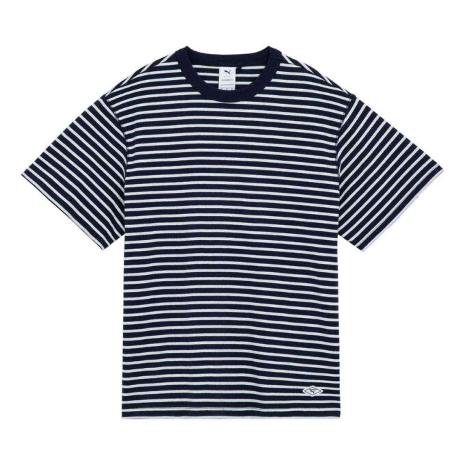 Camiseta de rayas PUMA x Nanamica “Azul marino”