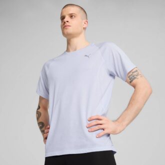 Camiseta de running RUN VELOCITY para hombre de triple mezcla
