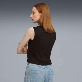 Camiseta de tirantes acanalada para mujer Elevated Essentials