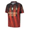 Camiseta de visitante del AC Milan 2022/2023, 4.ª edición, versión estadio, “Roja”
