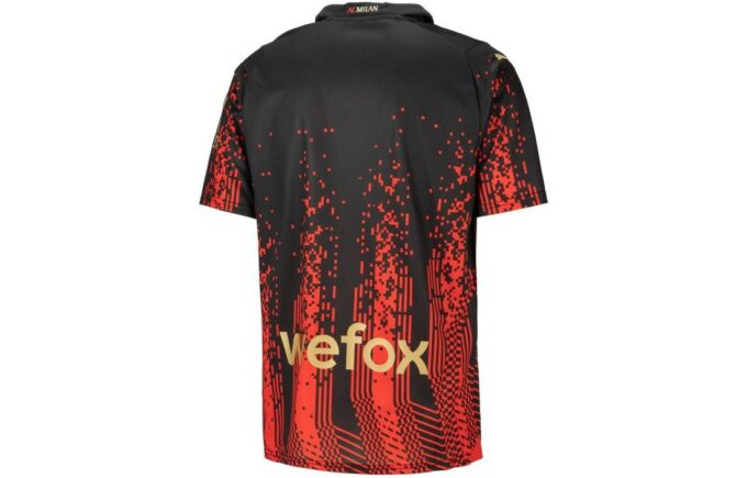 Camiseta de visitante del AC Milan 2022/2023, 4.ª edición, versión estadio, “Roja”