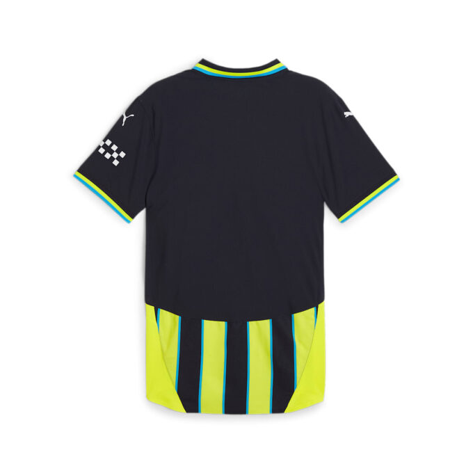 Camiseta de visitante del Manchester City 24/25, edición de jugador auténtica, color amarillo marino