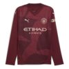 Camiseta de visitante del Manchester City 24/25 (manga larga) “Roja”