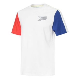Camiseta Decor8 con bloques de color “Blanca”