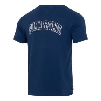 Camiseta deportiva con el logotipo “Azul marino”