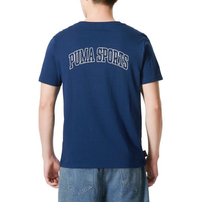 Camiseta deportiva con el logotipo “Azul marino”