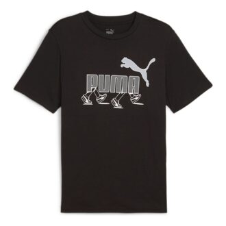 Camiseta deportiva con gráficos “Negra”