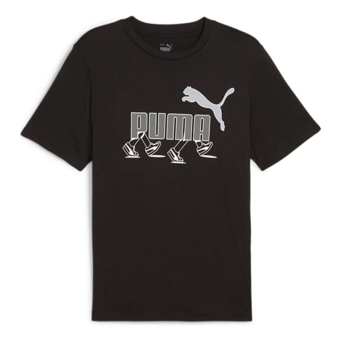 Camiseta deportiva con gráficos “Negra”