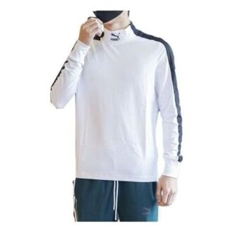 Camiseta deportiva de cuello alto “Blanca”