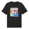 Camiseta deportiva de verano gráfica “Negra”