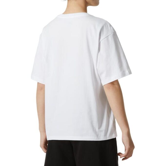 Camiseta deportiva estampada para mujer “Blanco y beige”