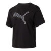 Camiseta deportiva gráfica para mujer “Negro y gris”