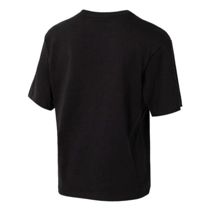 Camiseta deportiva gráfica para mujer “Negro y gris”