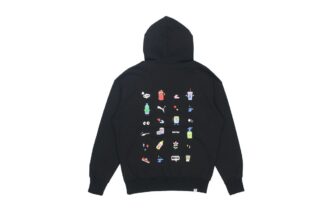 Camiseta deportiva informal con estampado de dibujos animados para hombre, color negro