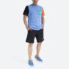 Camiseta deportiva informal de cuello redondo y manga corta PUMA x Mr Doodle Crossover azul