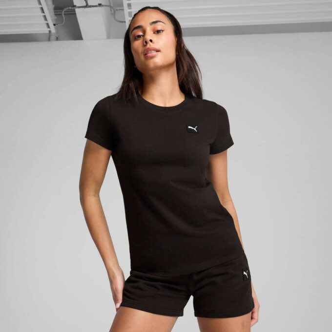 Camiseta esencial elevada para mujer Camiseta esencial elevada para mujer