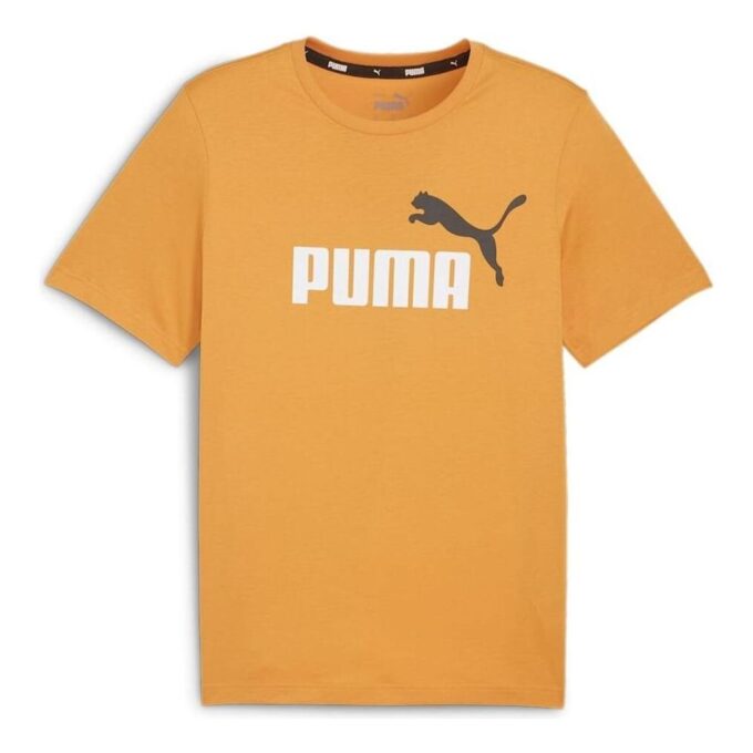 Camiseta Ess+ 2 Col Logo “Naranja”