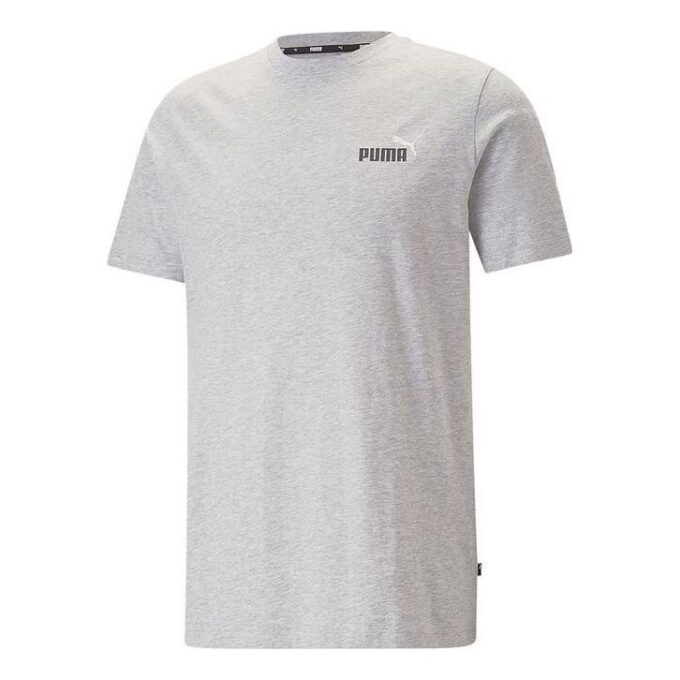 Camiseta Essential Col con logo pequeño “Gris”