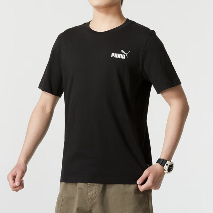 Camiseta Essential Col con logo pequeño “Negra”
