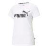 Camiseta Essentials con logo en blanco y negro (mujeres)