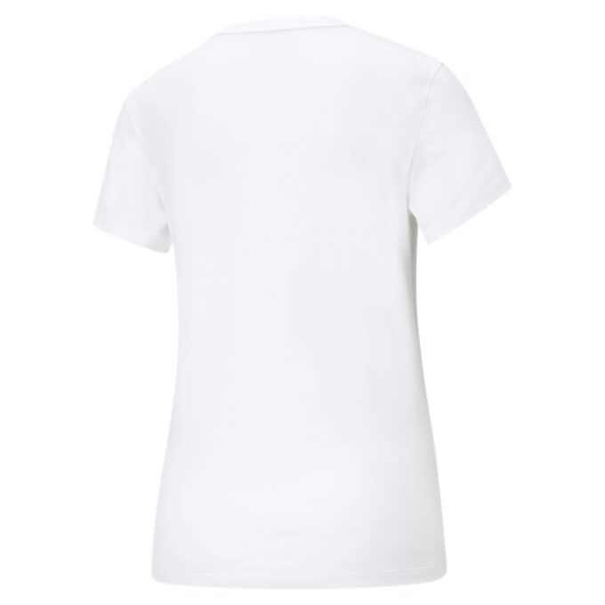 Camiseta Essentials con logo en blanco y negro (mujeres)