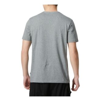 Camiseta Essentials con logo pequeño “Gris”