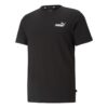 Camiseta Essentials con logo pequeño para hombre, color negro