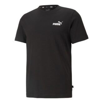 Camiseta Essentials con logo pequeño para hombre, color negro