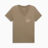 Camiseta Essentials Script con cuello en V para mujer Camiseta Essentials Script con cuello en V para mujer